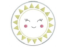 ITH Stickdatei - Sonne 